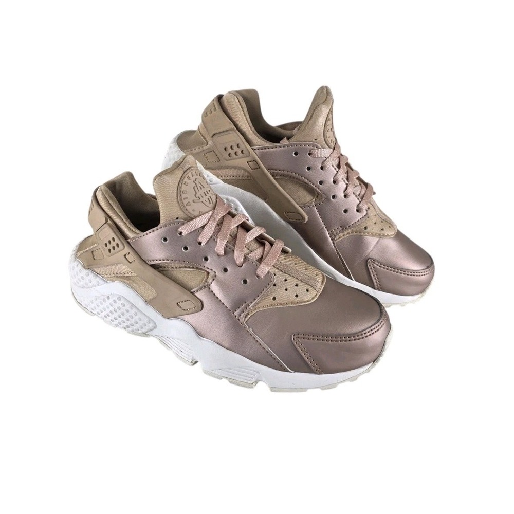 Nike Air Huarache Run SE Metallic Red Bronze AA0523-200 Rose Gold Womens 6.5